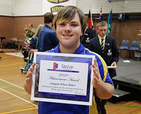 Strive for Autism Award 2020 (495x400) Strive for Autism – Autism Hunter Valley, Strive Award